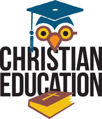 Christian Education (owl and Bible)