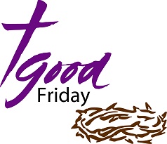 Good Friday (sketches of cross and a crown of thorns)