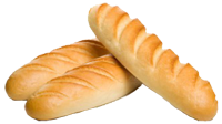bread (three baguettes)