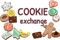 Cookie exchange - drawing features a variety of cookies