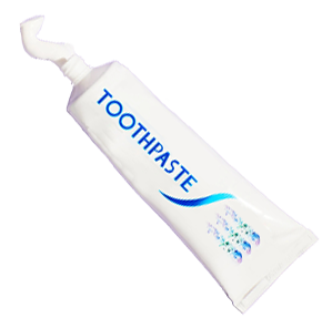 toothpaste in and out of the tube