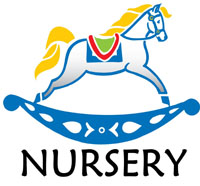 nursery (image of rocking horse)