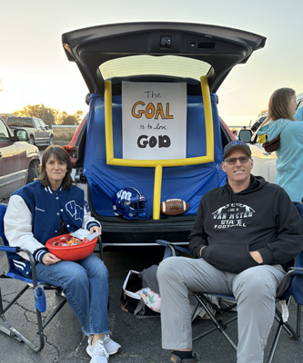 football goalpost trunk - The Goal is to love God
