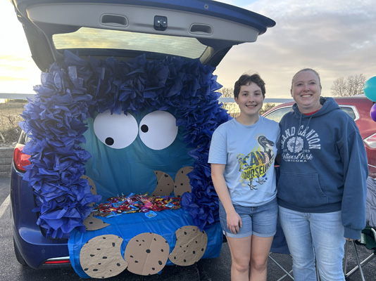 cookie monster trunk