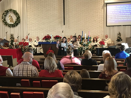 congregation and choir